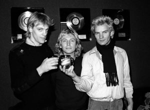 Stewart Copeland, Andy Summers and Sting of The Police in 1978
