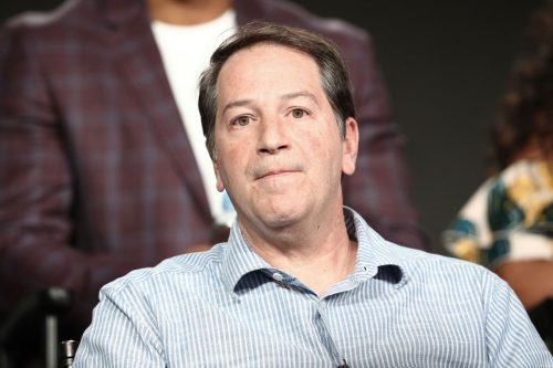 Aaron Korsh at the NBCUniversal portion of the Television Critics Association Winter Press Tour in 2019