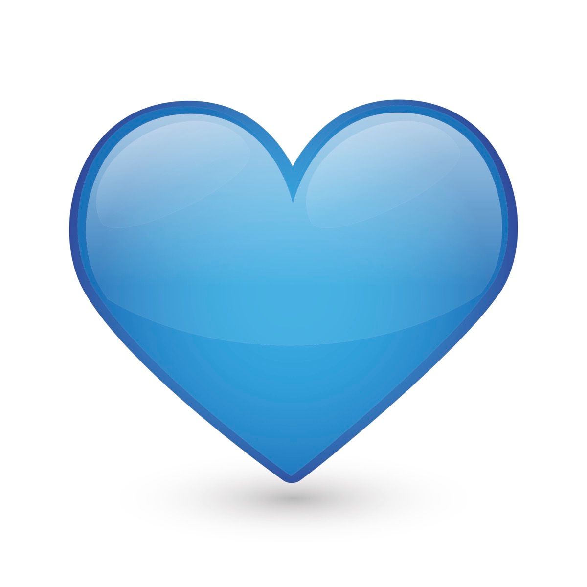 blue heart emoji