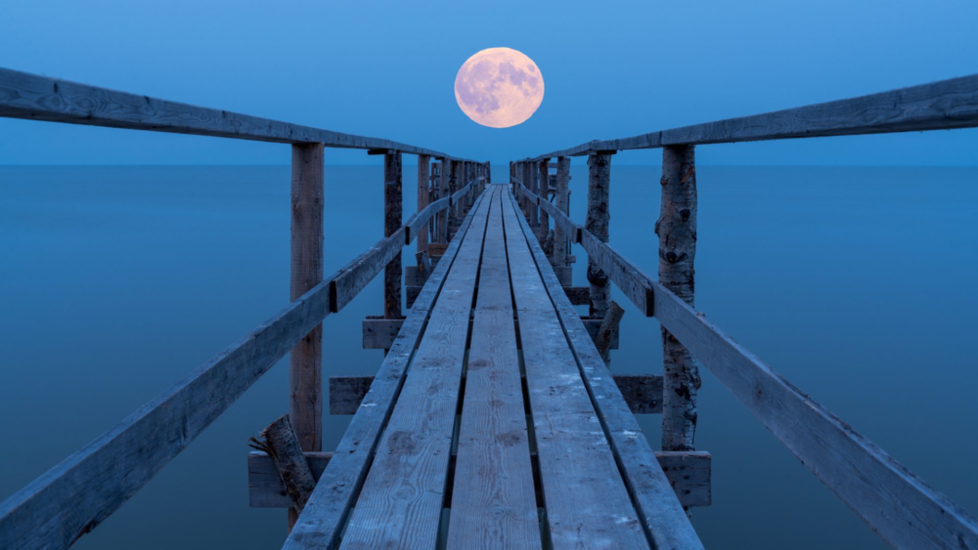 Rare "Super Blue" Moon Lights Up the Night Sky — Best Life