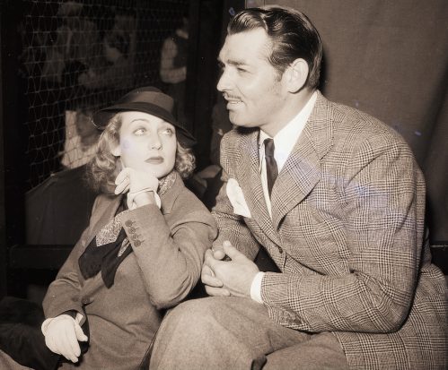 Carole Lombard and Clark Gable in 1936