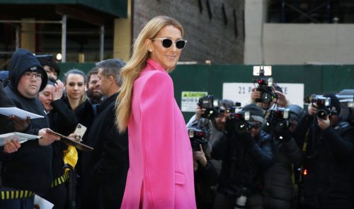 Celine Dion in New York City in 2020