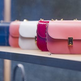 Woman,Purses,In,A,Store,In,Paris.