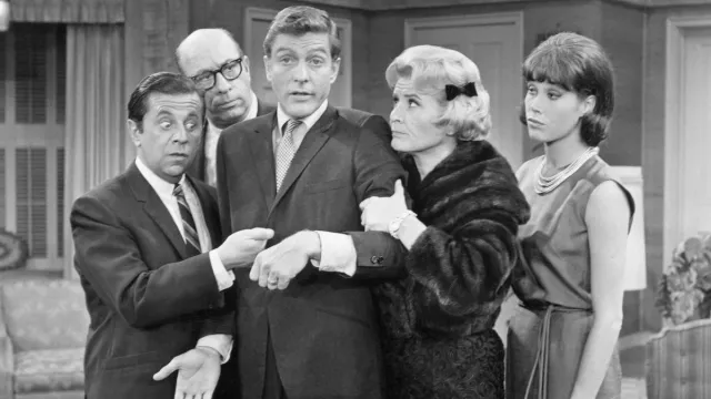 The cast of "The Dick Van Dyke Show" circa 1965
