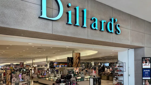 Springfield, Missouri - October 31, 2019: Dillard's Inc. is an American department store chain headquartered in Little Rock, Arkansas, founded in 1938 by William T. Dillard.