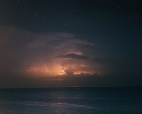 Heat Lightning storm over the Gulf
