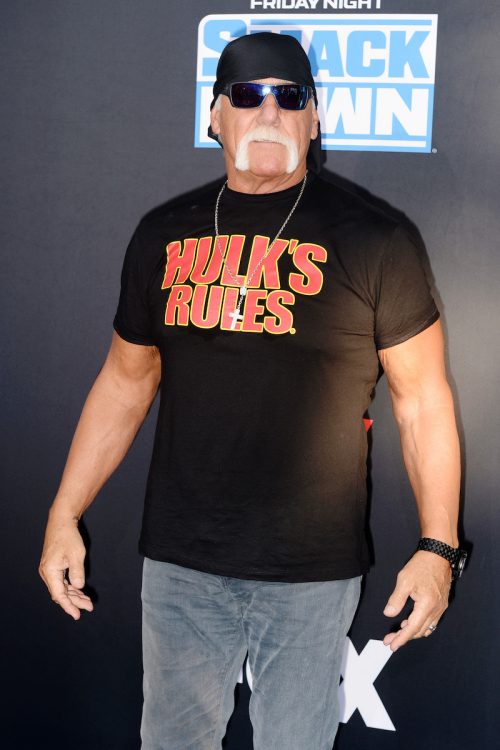 Hulk Hogan at WWE 20th Anniversary Celebration in 2019