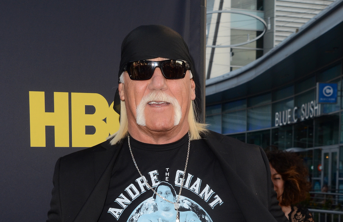 Hulk Hogan at the premiere of "Andre the Giant" in 2018