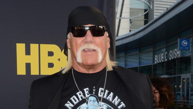 Hulk Hogan at the premiere of "Andre the Giant" in 2018
