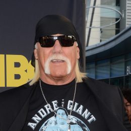 Hulk Hogan at the premiere of "Andre the Giant" in 2018