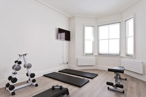 home gym in a spare room