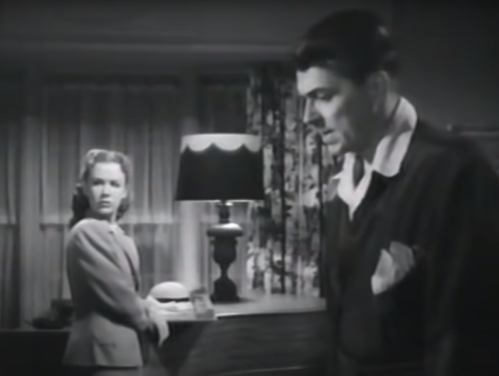 Piper Laurie and Ronald Reagan in "Louisa"