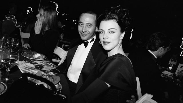 Paul Reubens and Debi Mazar at the opening of the Andy Warhol Museum in Pittsburgh in 1994