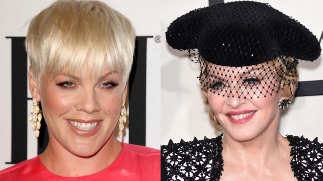 Pink in 2015; Madonna in 2015