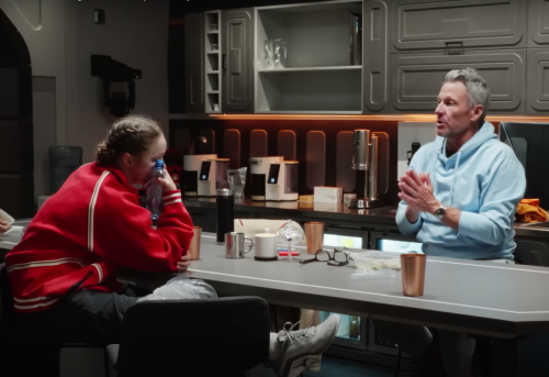 Ronda Rousey and Lance Armstrong on "Stars on Mars"