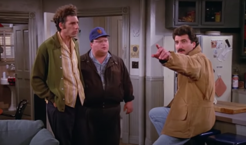 Michael Richards, Wayne Knight, and Keith Hernandez on "Seinfeld"