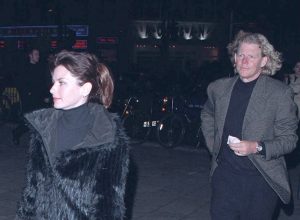 Shania Twain and Mutt Lange in London in 2000