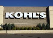 Kohl's retail storefront. Kohl's is the second largest department store by sales in the United States.