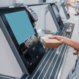 using self-checkout