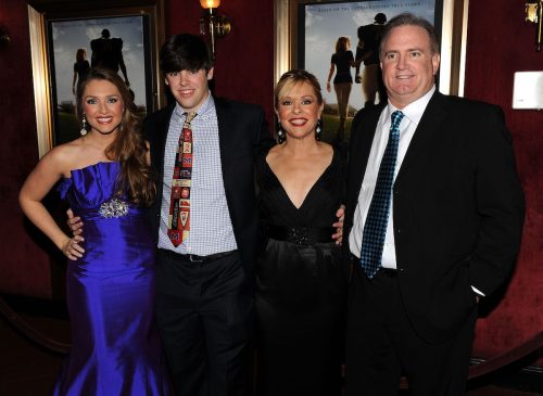 Collins Tuohy, Sean Tuohy Jr. Leigh Anne Tuohy and Sean Tuohy at the premiere of "The Blind Side" in 2009