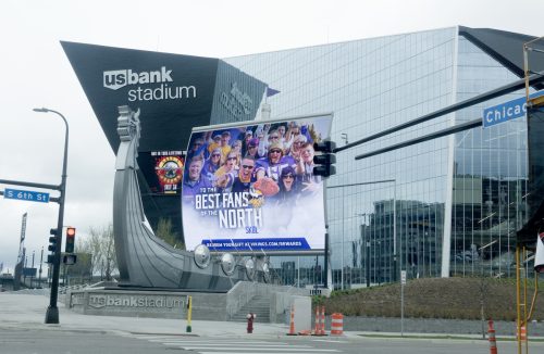 US Bank Stadium, where the Minnesota Vikings play