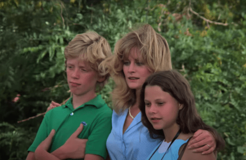 Anthony Michael Hall, Beverly D'Angelo, and Dana Barron in "National Lampoon's Vacation"