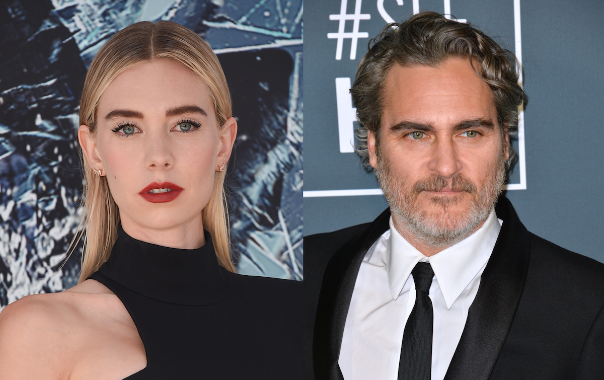 Vanessa Kirby in 2019; Joaquin Phoenix in 2020