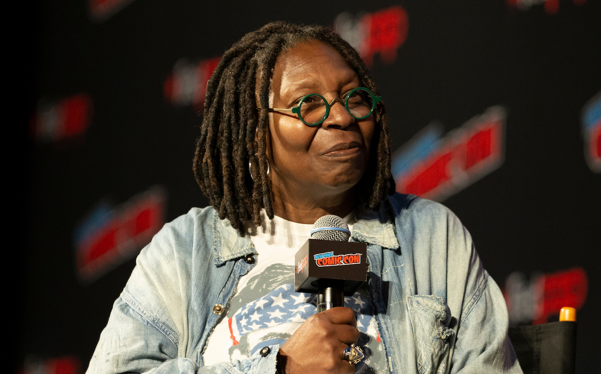 Whoopi Goldberg at New York Comic Con in 2018
