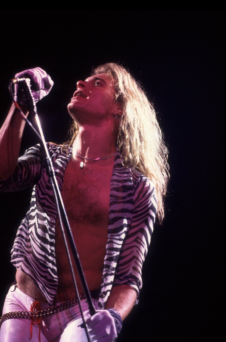 David Lee Roth performing in 1978