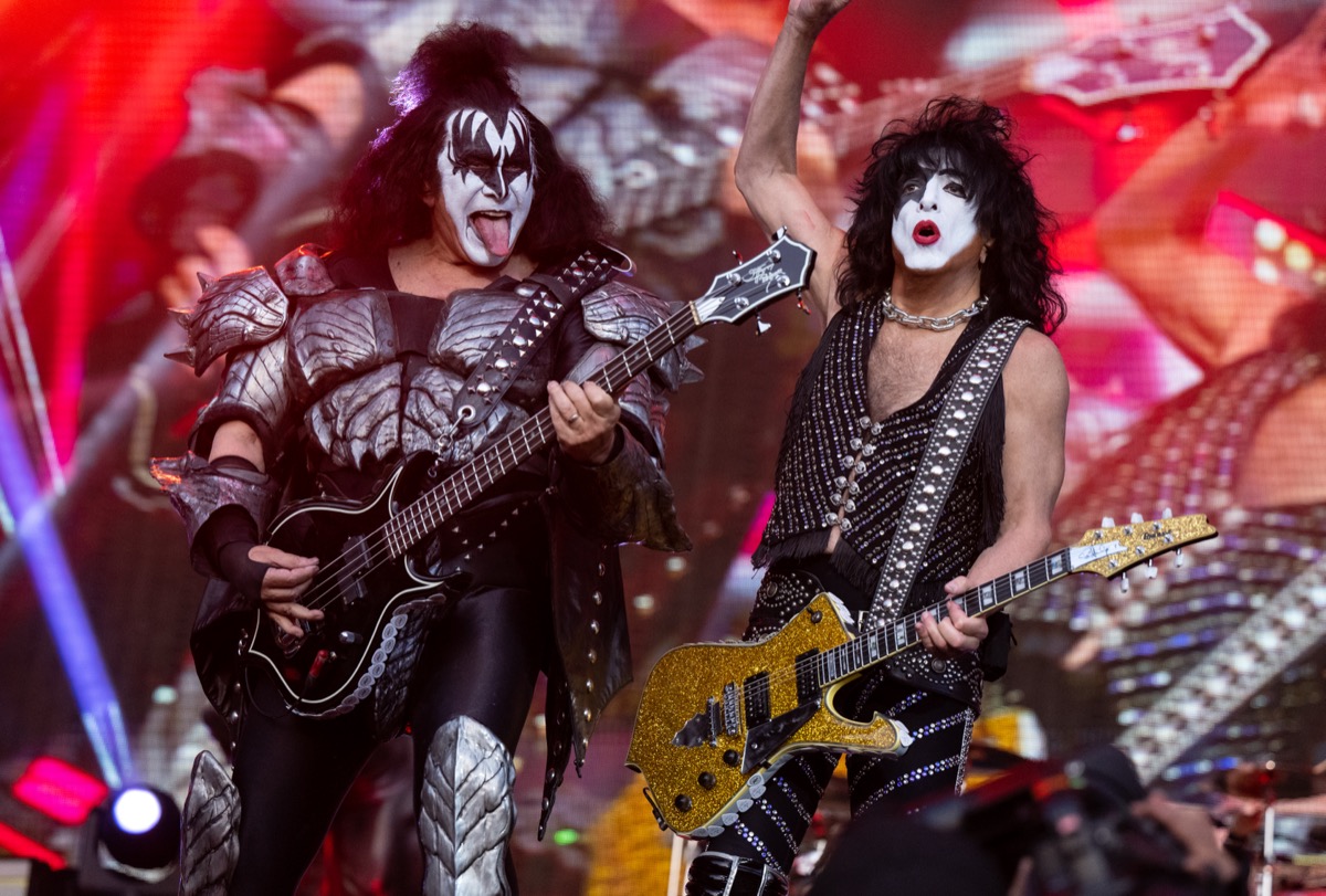 KISS performing in 2023