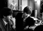Paul McCartney and John Lennon in 1963