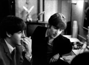 Paul McCartney and John Lennon in 1963