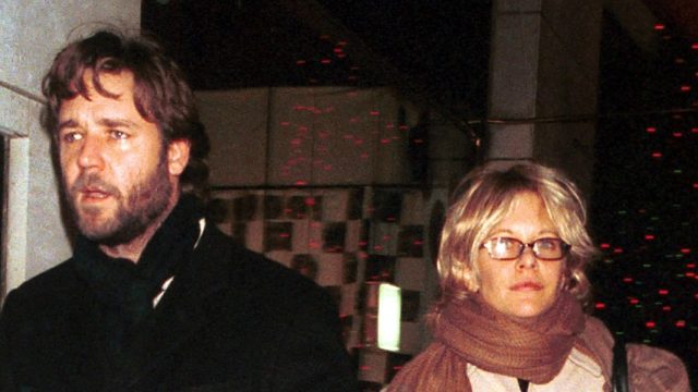 Russell Crowe and Meg Ryan in 2000