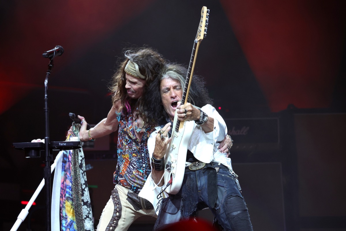 Steven Tyler and Joe Perry in 2023