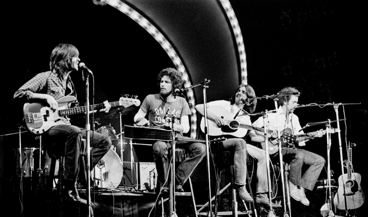 The Eagles performing in 1963