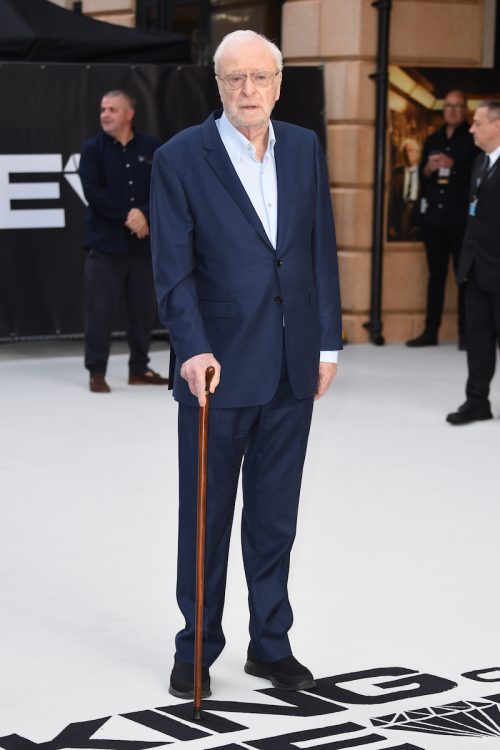Michael Caine at the premiere of "King of Thieves" in 2018