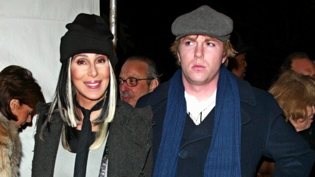 Cher and Elijah Blue Allman at the premiere of "Stuck on You" in 2003
