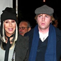 Cher and Elijah Blue Allman at the premiere of "Stuck on You" in 2003