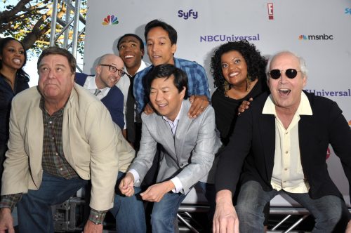 The cast of "Community" at the NBC Universal Press Tour All Star Party in 2011