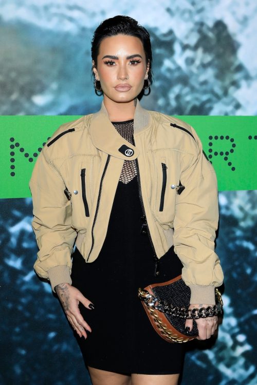 Demi Lovato at the Stella McCartney X Adidas Party in February 2023