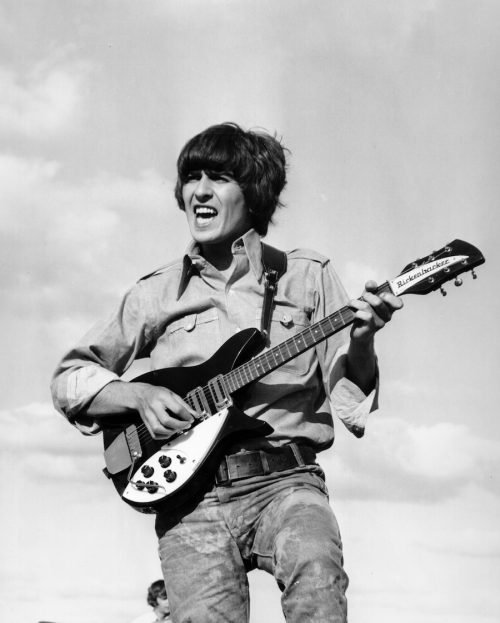 George Harrison performing circa 1966