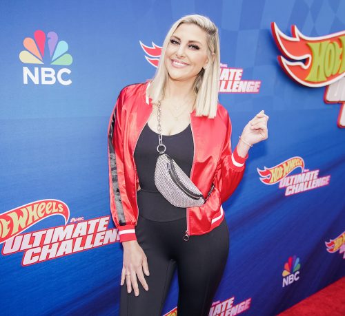 Gina Kirschenheiter at a Press Event For NBC's "Hot Wheels: Ultimate Challenge in 2023