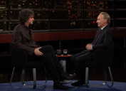 Howard Stern and Bill Maher on "Real Time with Bill Maher" in 2019
