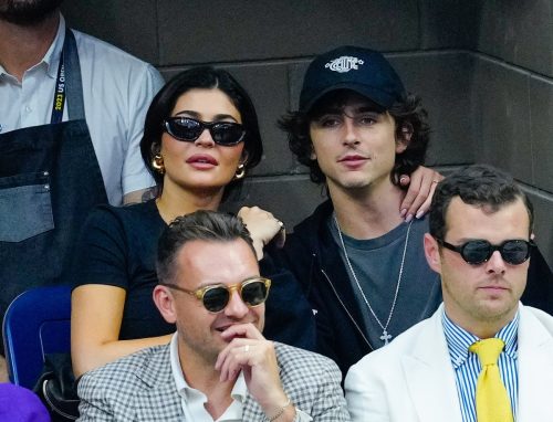Kylie Jenner and Timothée Chalamet at the 2023 U.S. Open