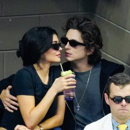 Kylie Jenner and Timothée Chalamet at the 2023 U.S. Open