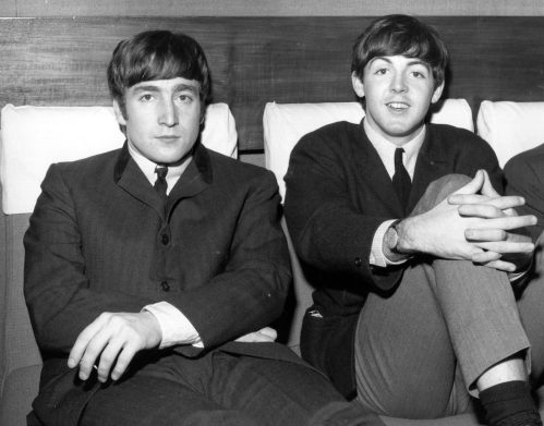 John Lennon and Paul McCartney in 1963