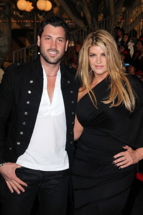 Maksim Chmerkovskiy and Kirstie Alley at the "Pirates of the Caribbean: On Stranger Tides" premiere in 2011