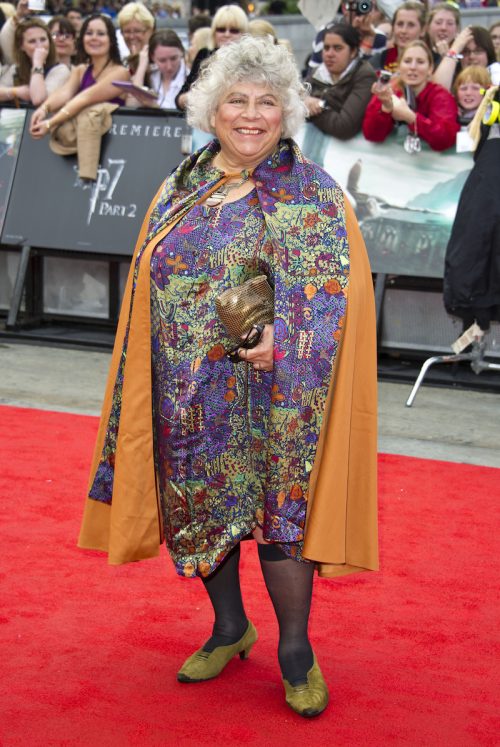 Miriam Margolyes at the premiere of "Harry Potter and the Deathly Hallows: Part 2" in 2011