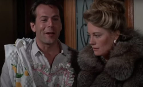 Bruce Willis and Cybill Shepherd in "Moonlighting"