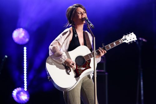 Maren Morris performs during the CMA Music Festival in 2017